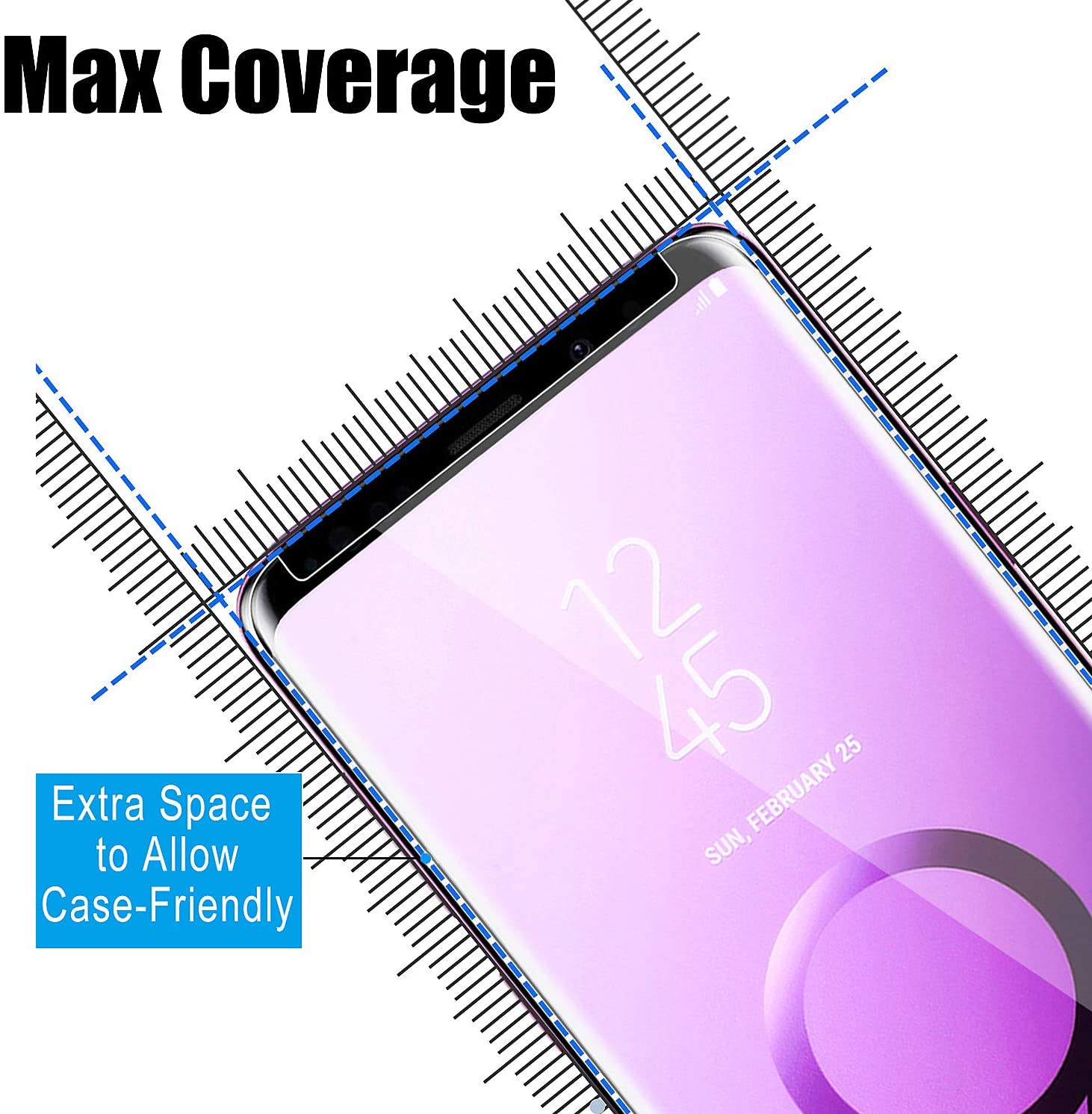 4youquality [3-Pack Samsung Galaxy S9 Screen Protector - Image 4