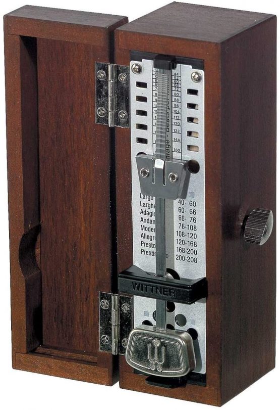 Wittner 2207M Taktell Super Mini Wooden Metronome - Mahogany