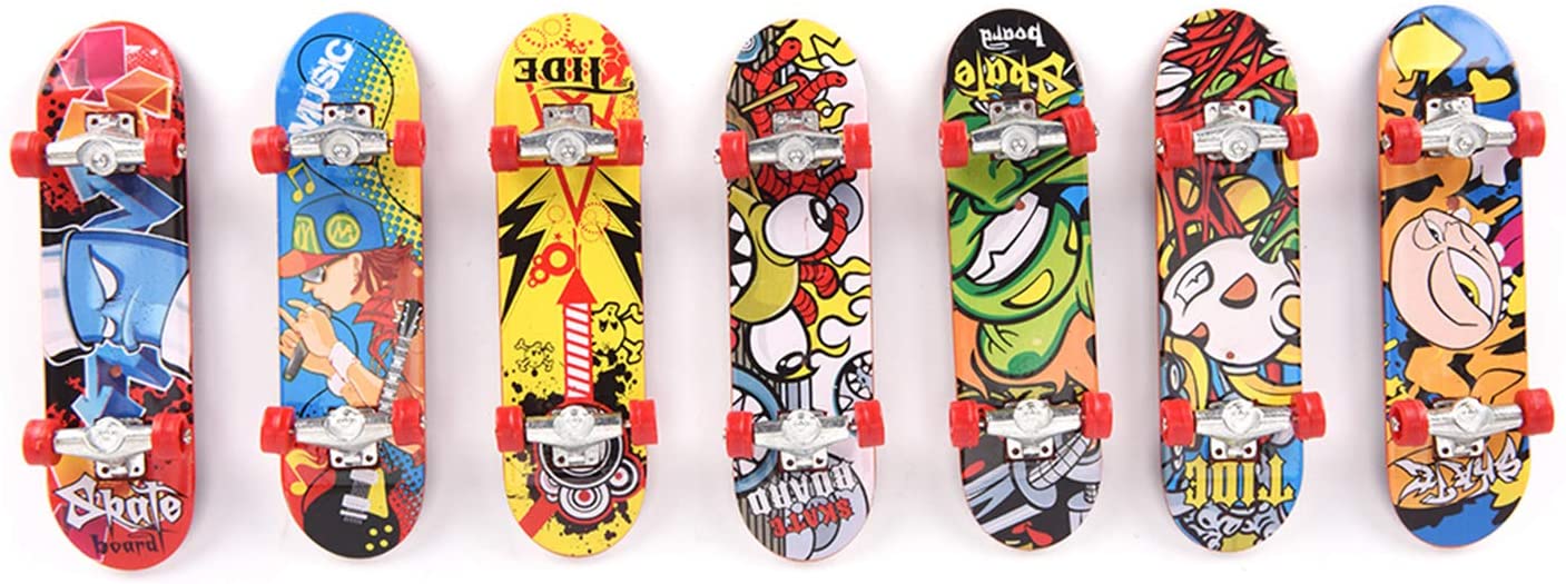 Chougui 14 Pack Mini Fingerboards Finger Skateboard Finger Boards for