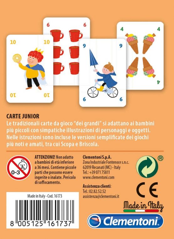 Clementoni Junior 16173 Children's Playing Cards - Image 4