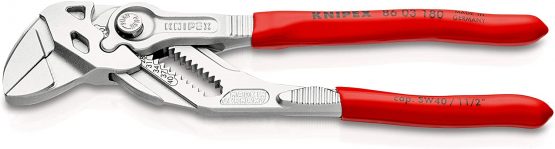 KNIPEX Pliers Wrench pliers and a wrench in a single tool (180 mm) 86 03 180