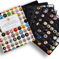Champagne Large 210 Capsules 5 Pocket Black Album