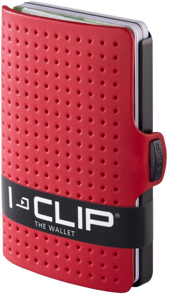 I-CLIP Original Black AdvantageR Red, Credit Card Holder, Wallet, Money Clip