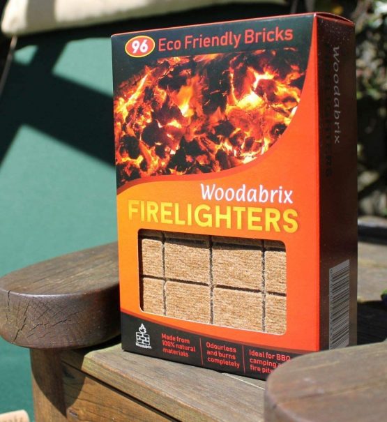 Natural Wood Eco Firelighters. 96 Sustainable Fire-starters Ideal for Wood Burners, Fire Pits, Pizza Ovens, BBQs. No Kindling Required. Lights Even When Damp. - Image 3