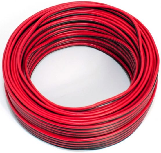 Loudspeaker Cable 2 x 0.50 mm² - 25 m - Red/Black - CCA - Audio Cable - Box Cable