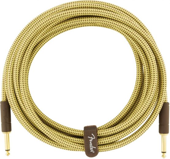 Fender Deluxe Series Instrument Cable - 15 ft – STR/STR – Tweed - Image 3
