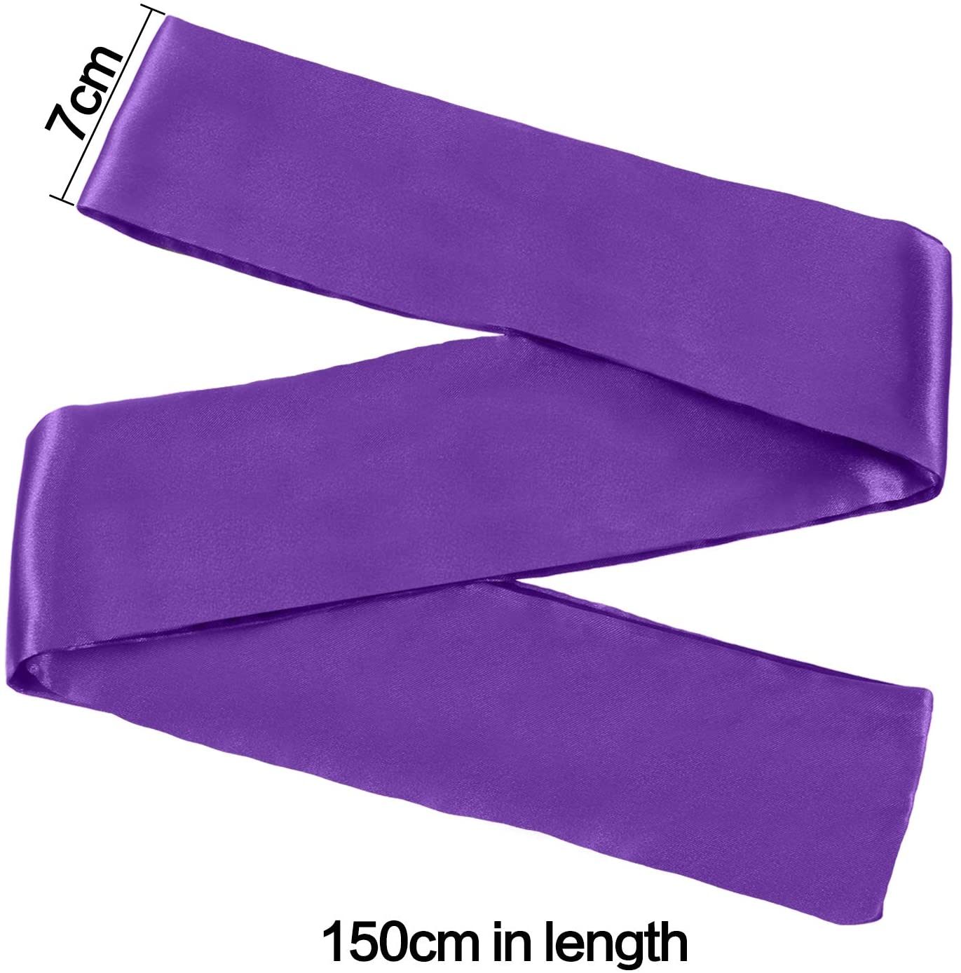 Hestya 2 Pack Sleeping Mask Satin Eye Mask (Black and Purple) Blindfold ...