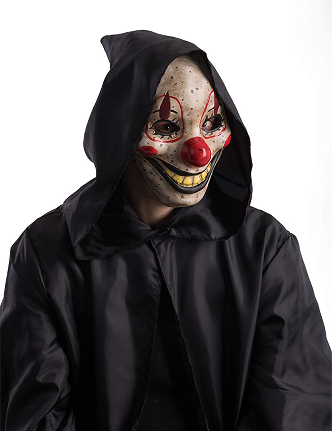 Carnival Toys 783 Horror Clown Mask with Movable Jaw, Beige, One Size - Image 2