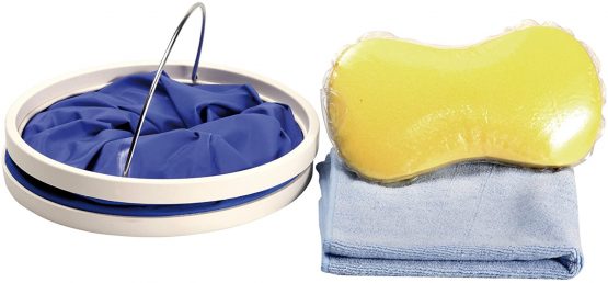Sumex KLIN404 Wash Kit includes Folding Bucket/ Sponge/ Cloth