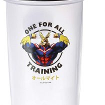 Just Funky My Hero Academia All Might Training Gym Shaker Bottle | Includes Mixing Ball