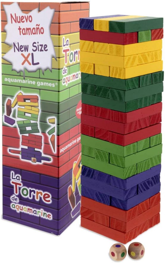 Aquamarine Games - The XL coloured tower, Miscelanea (Compudid CPES03)