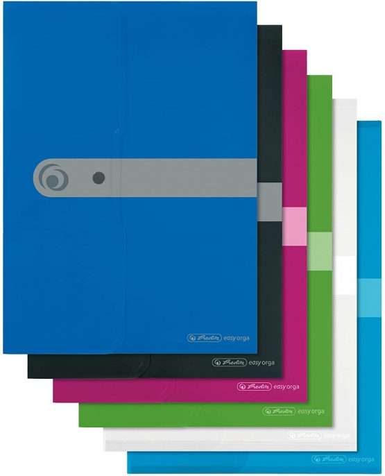 Herlitz Easy Orga To Go A4 PP Document Folder - Opaque Apple (Pack of 6) - Image 3