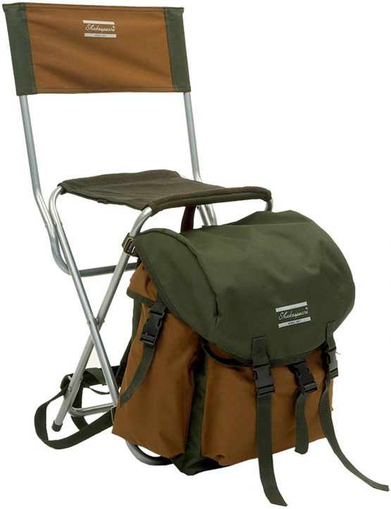 Shakespeare Deluxe Rucksack Chair - Brown/Green