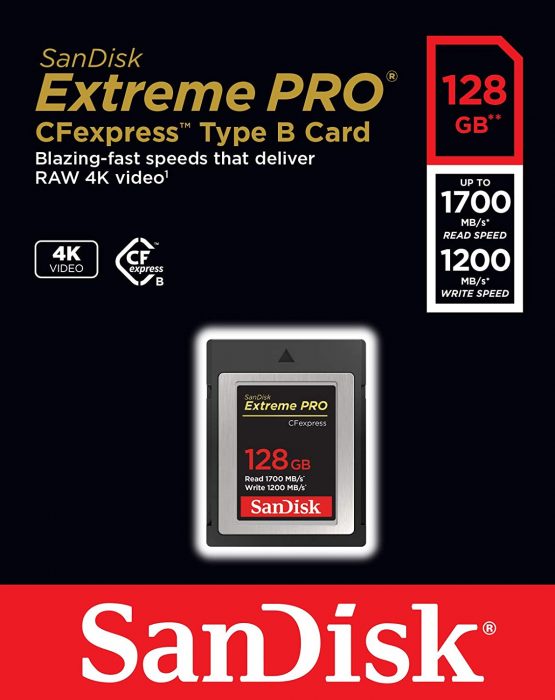SanDisk Extreme PRO Cfexpress Card Type B, 128GB, Up To 1700MB/S, for RAW 4K Video - Image 4