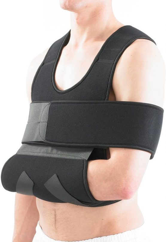 Neo G Comfort Shoulder Immobilizer - Breathable & Lightweight Fabric - for Pre/Post-Surgery Aid, Support & Elevate Arm, Injury Recovery, Arm Immobilization - Class 1 Medical Device - 1 Size - Image 2