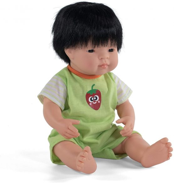 Miniland Miniland31055 Baby Doll Asian Boy W/O Underwear, Multi-Color - Image 3