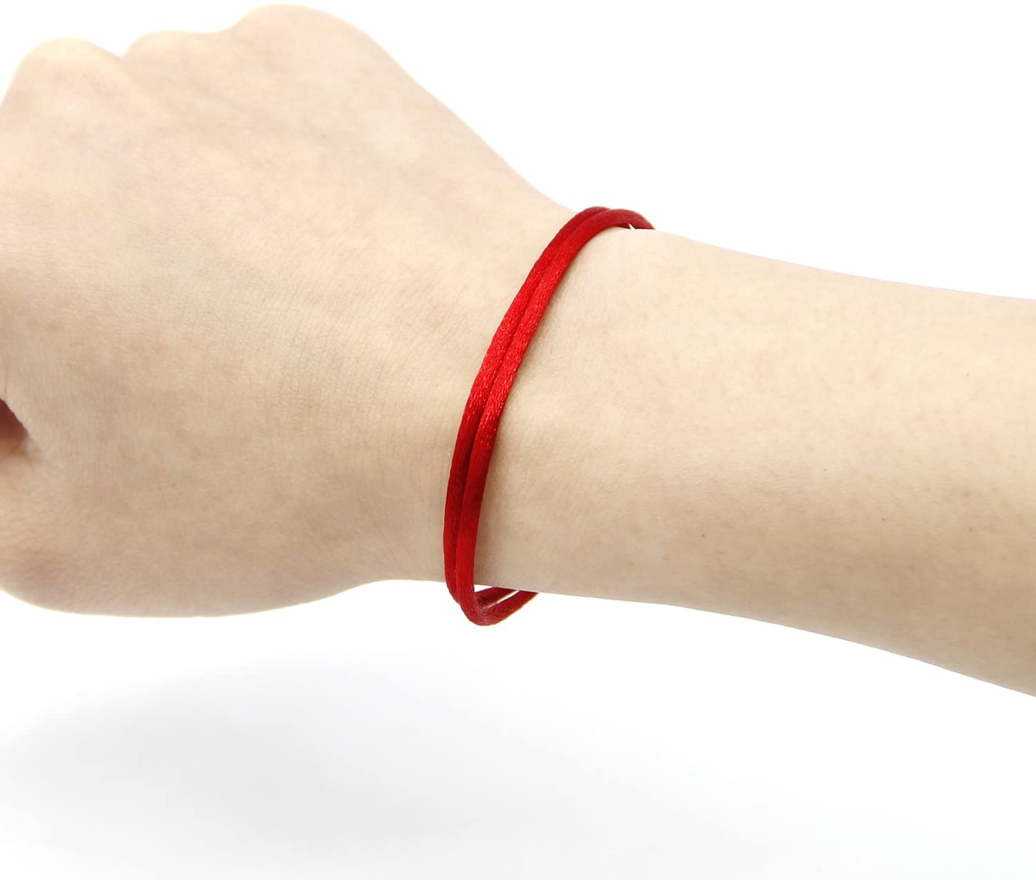 Zhichengbosi 10PCS Handmade Red Bracelet, Adjustable Red Bracelet String, Good for Prosperity and Success - Image 3
