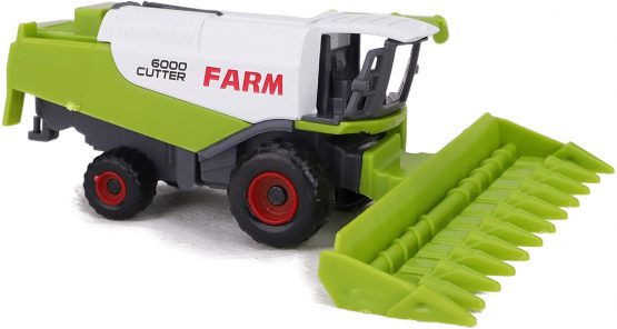 Toyland® Set of 5 Green Die Cast Metal Farm Machinery Toys - Approx 4.5cm Each - Includes Tractors,Combine Harvesters & More! - Image 3