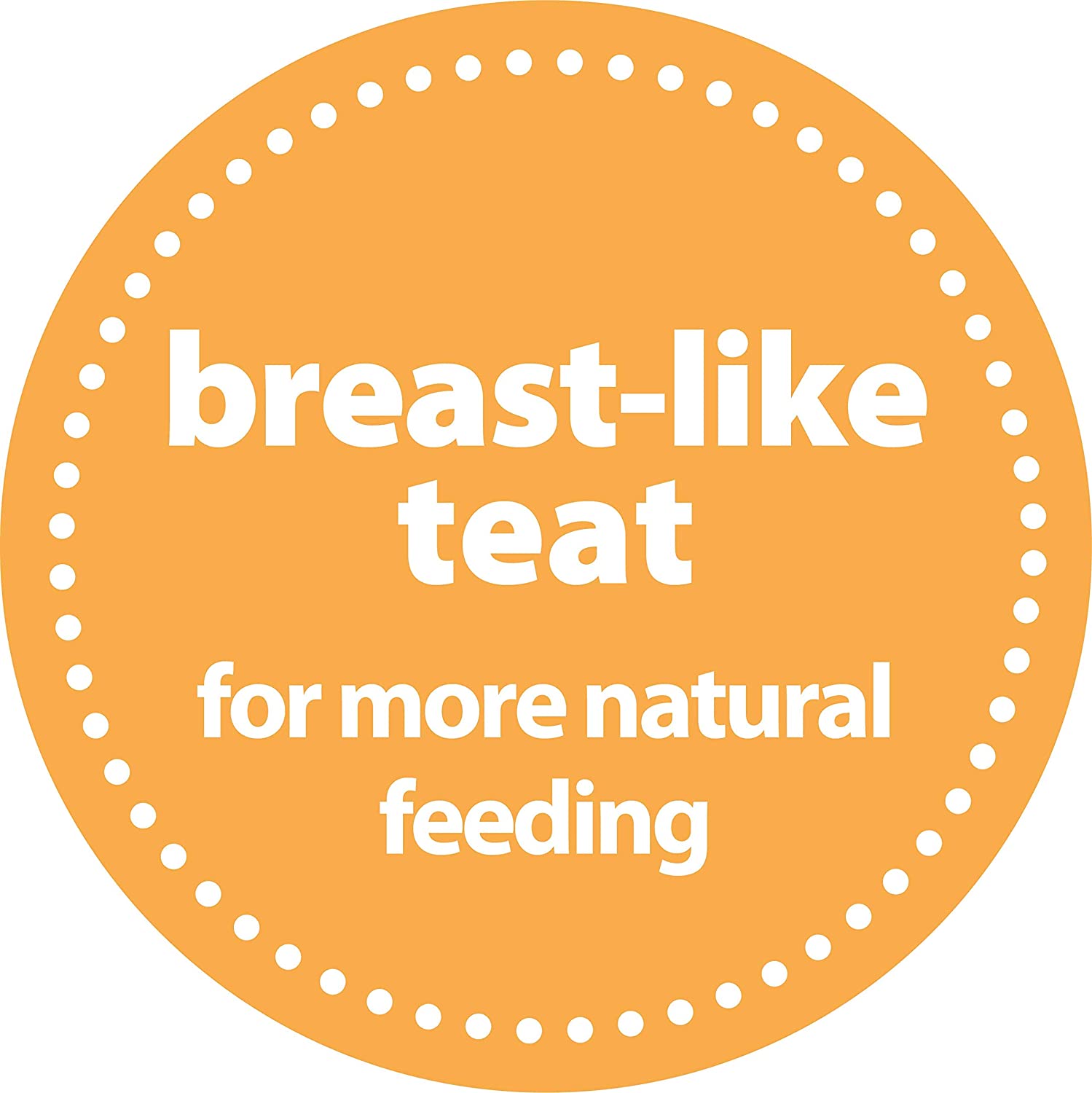 Dr Brown's Natural Flow Level 3 Wide-Neck Baby Bottle Silicone Teat, Medium-Fast Flow, 6m+, 100 Percent Silicone Bottle Teat, Pack of 2 - Image 4