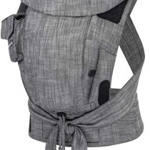 Hoppediz Bondolino Comfort Carrier for Babies Incl. Instruction, Denim-Black
