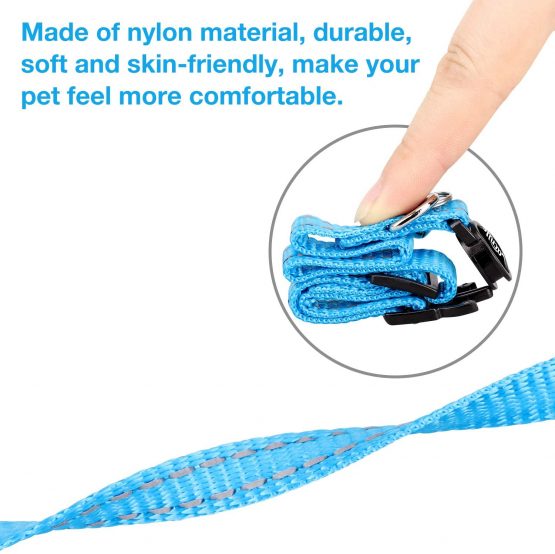 Cat Collar Safety Adjustable VACNITE Cat Collar with Bell Reflective Strap Safety Quick Release Buckle Suitable for Cats and Small Dogs (Pack Of 6) - Image 2