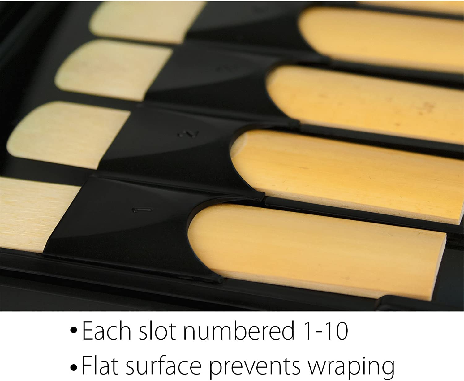 Protec A251 Alto/Tenor Saxophone Reed Case - Black, Alto/Tenor Saxophone reeds - Image 4