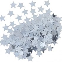 Unique Party 90371 party decoration Star Confetti-0.5 oz. | Foil | Silver | 1 Pack, Plastic