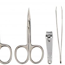Friedrich|23 RV-Maniküretui, 6-TLG, groß, Leder, königsblau Beauty Case, 12 cm, Blue (Königsblau)