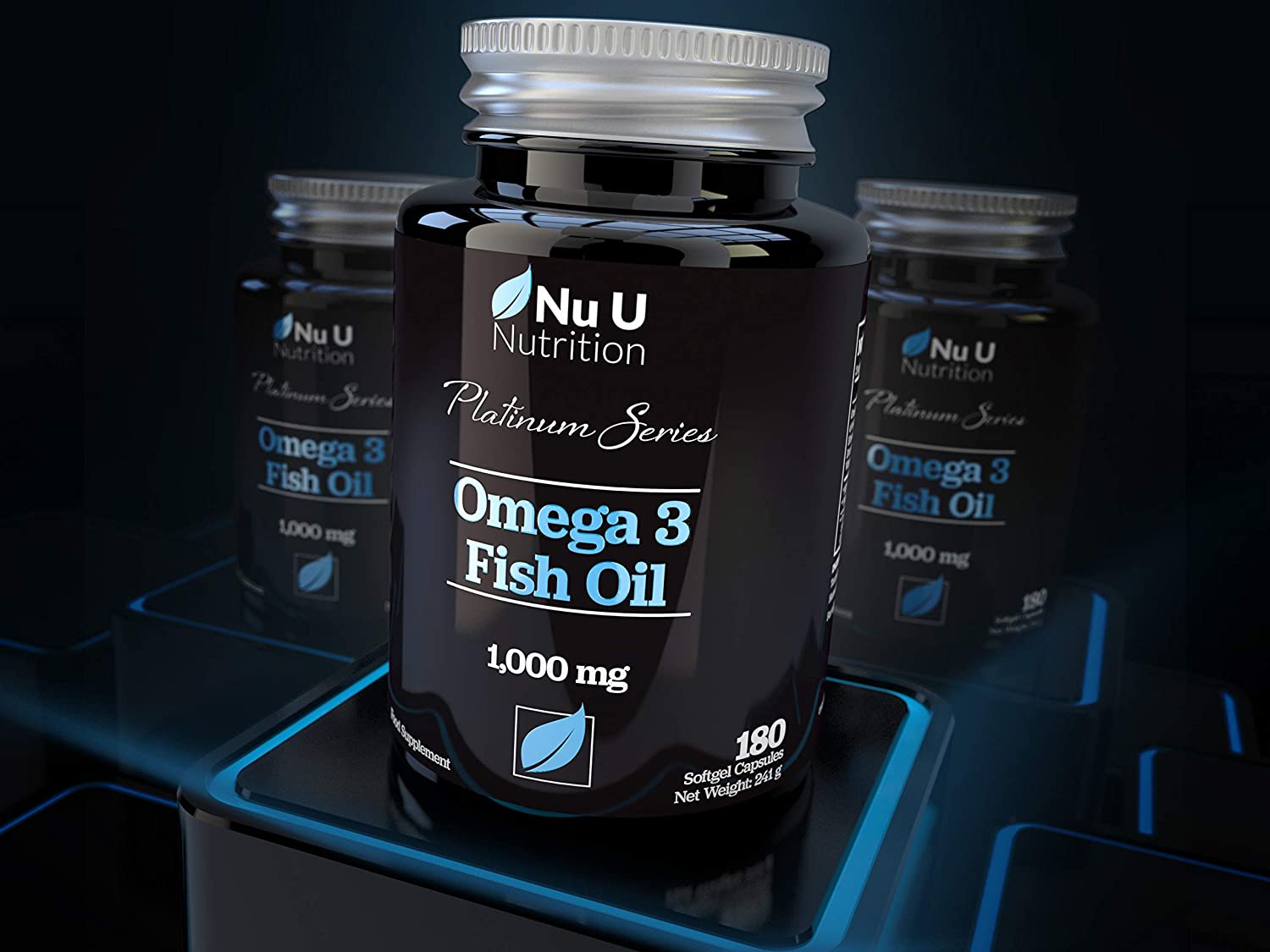 Omega 3 Fish Oil 2000mg per Serving, 180 Softgel Capsules, Premium Double Strength 660mg EPA & 440mg per Serving - Image 2