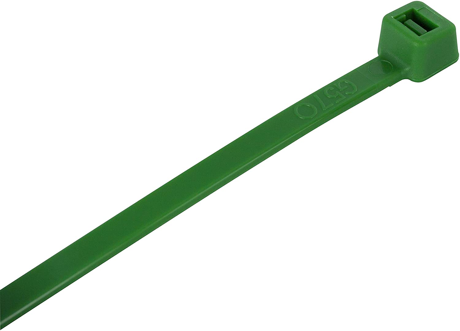 Gocableties Green Cable Ties, 200mm x 4.8mm, Pack of 100, 8" Premium Nylon Zip Ties, Multi-Purpose Plastic Tie Wraps - Image 3