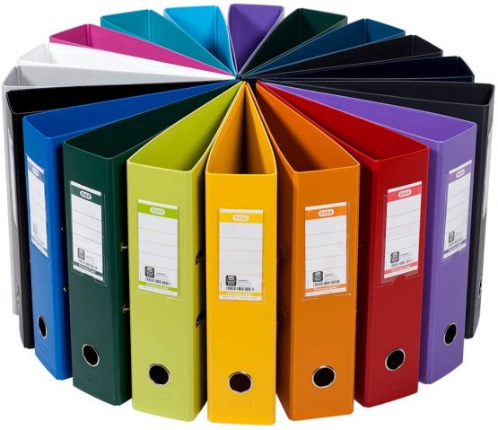 Elba Folder"Strong-Line", A4, 8 cm, PP a4 Grey - Image 3