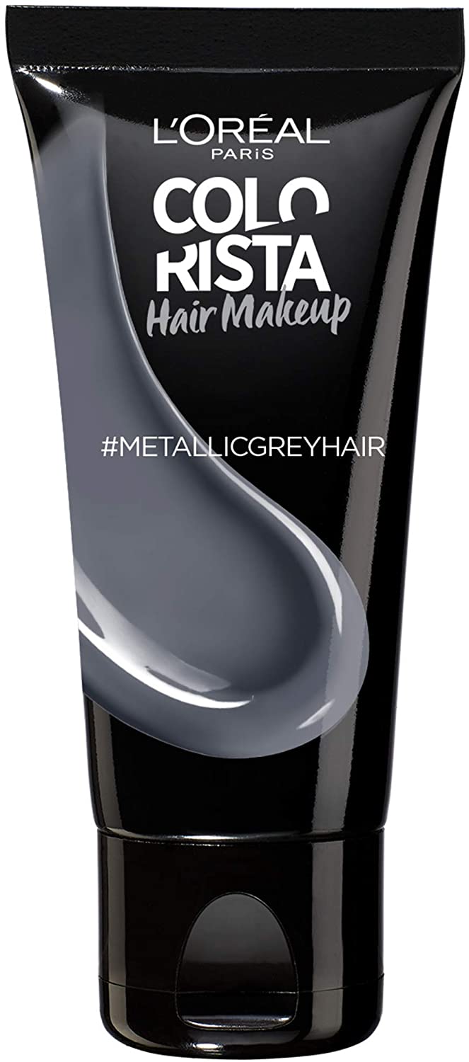 L'Oreal Colorista Hair Makeup Metallic Grey Blonde Temporary Hair Colour 30ml, 30 ml (Pack of 1) - Image 4