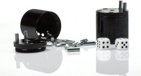 BestSaller 3003 Aluminum Super Six Travel Game, Black, Ø 5 cm - Image 3