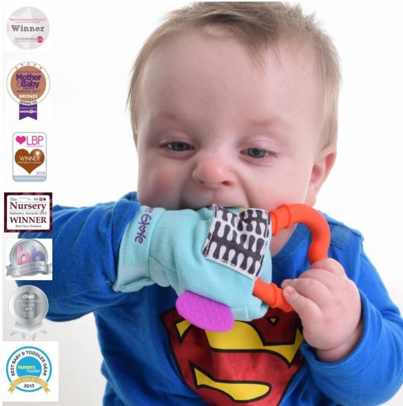 Gummee Glove Teething Mitten for Babies 36 Months Detachable Teether