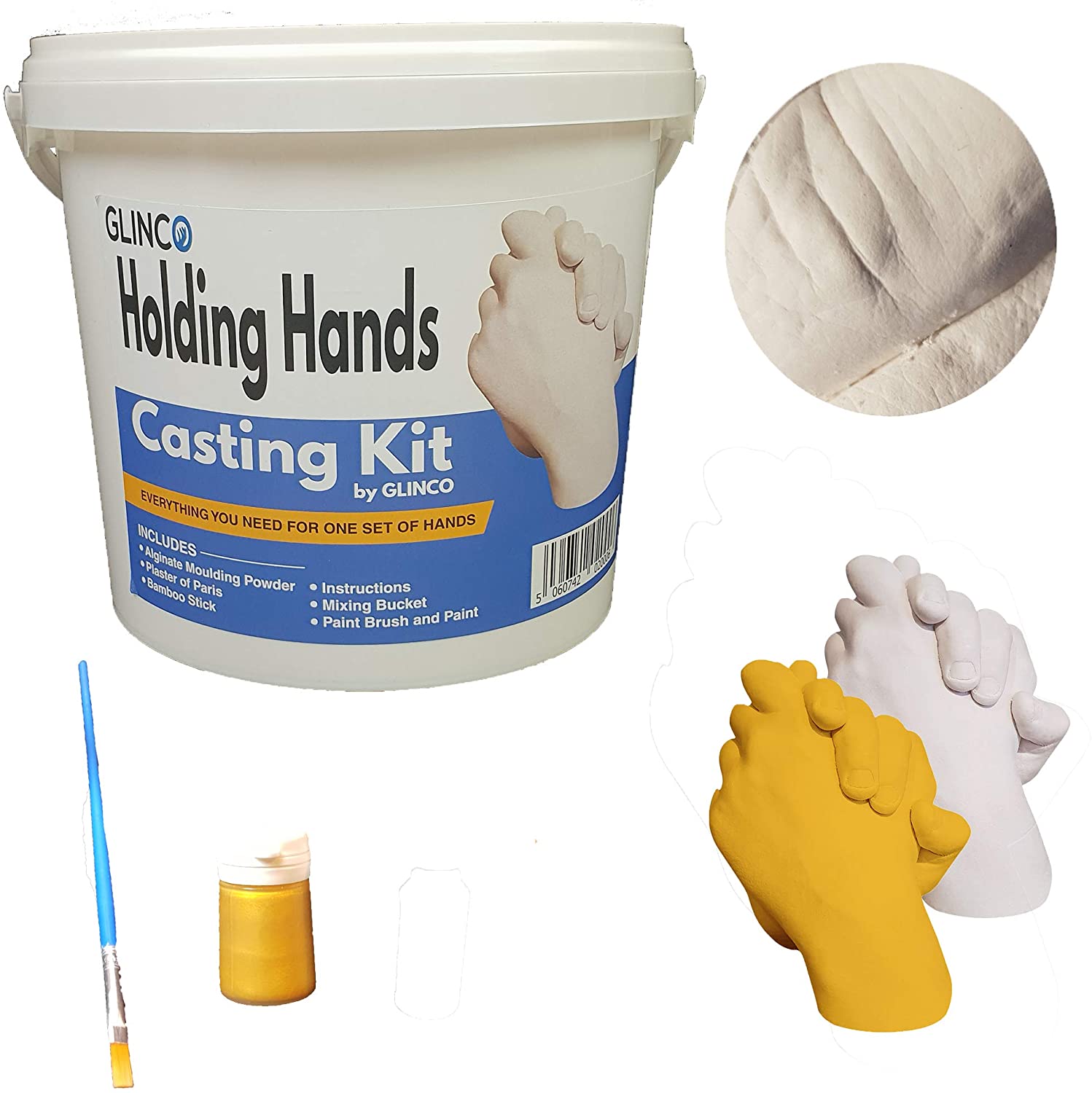 3D Holding Hand Casting, Adult & Child Hand Casting