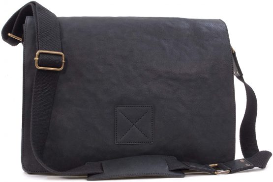 ASHWOOD - Messenger Bag - Cross Body/Shoulder/Laptop Bag - Business Office Work Bag - Genuine Leather - Pedro