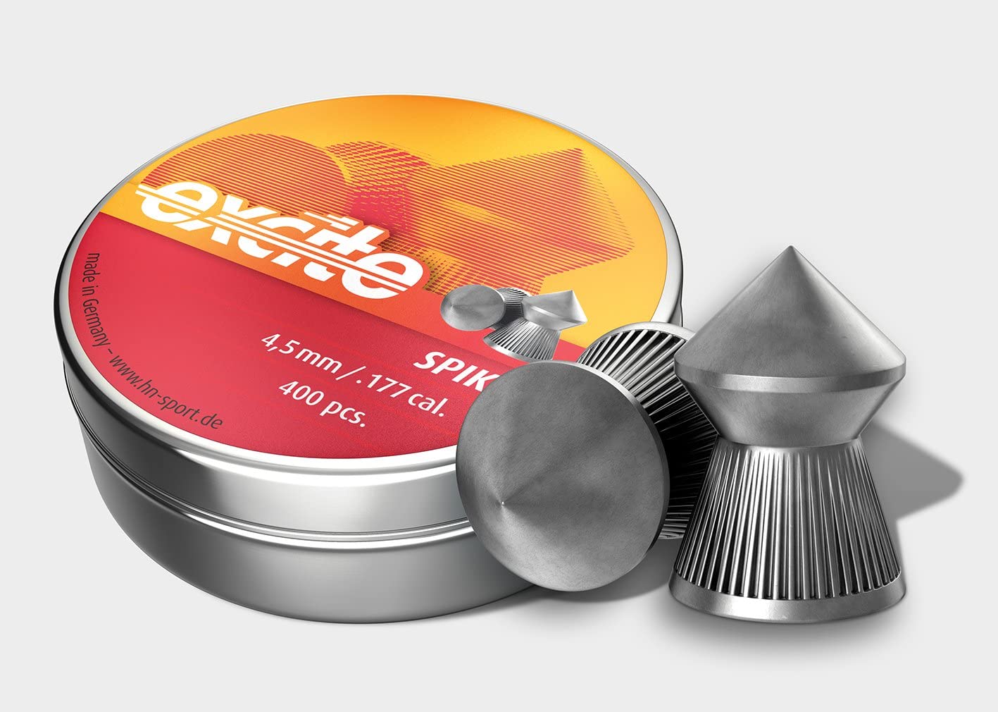 H&N Sport Excite Spike airgun pellets (.177/4.50 mm), 4.5 mm
