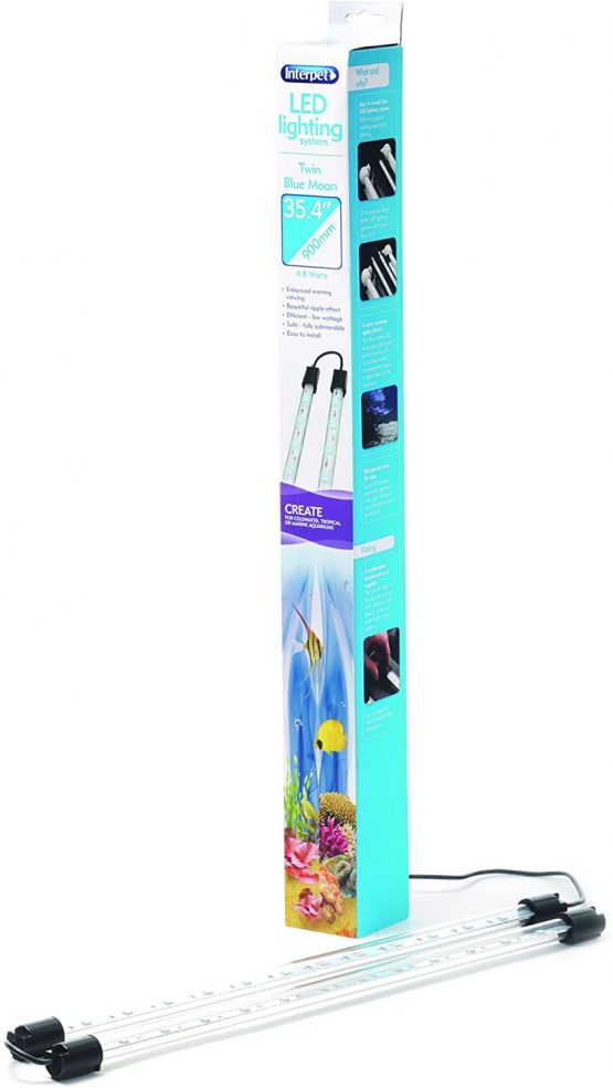 Interpet Twin Blue Moon Daisy Chain LED Lighting System, 36 cm, Pack of 2 - Image 2