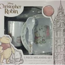 Disney Christopher Robin 5 Piece Melamine Crockery Set Di519