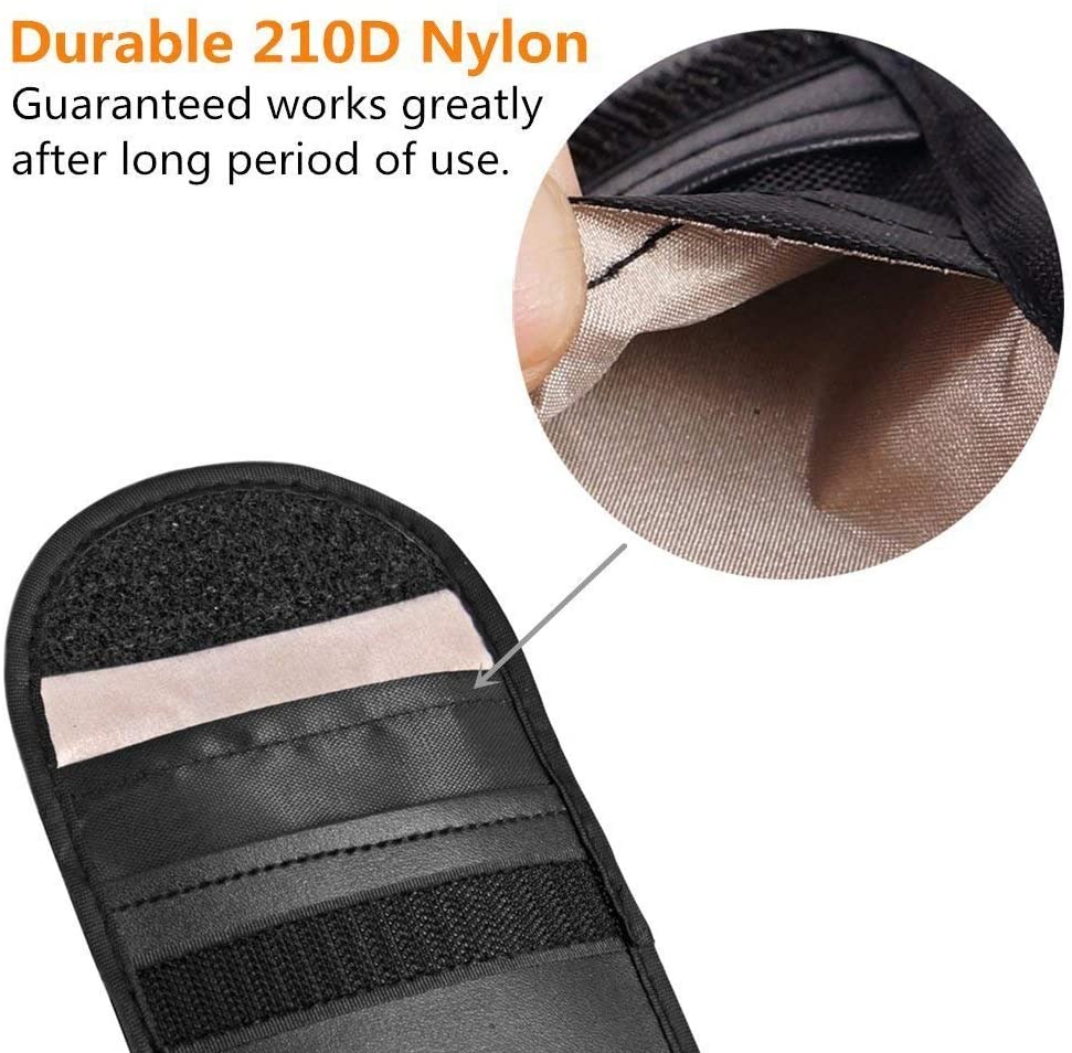 MONOJOY 2 X Car Key Signal Blocker Pouch, Faraday Bag for Car Keys RFID Key Pouch, Keyless Signal Blocking Key Case - Image 3