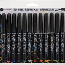 CALLICREATIVE Italic Markers, Assorted Colors, 185mm x 200mm x 26mm