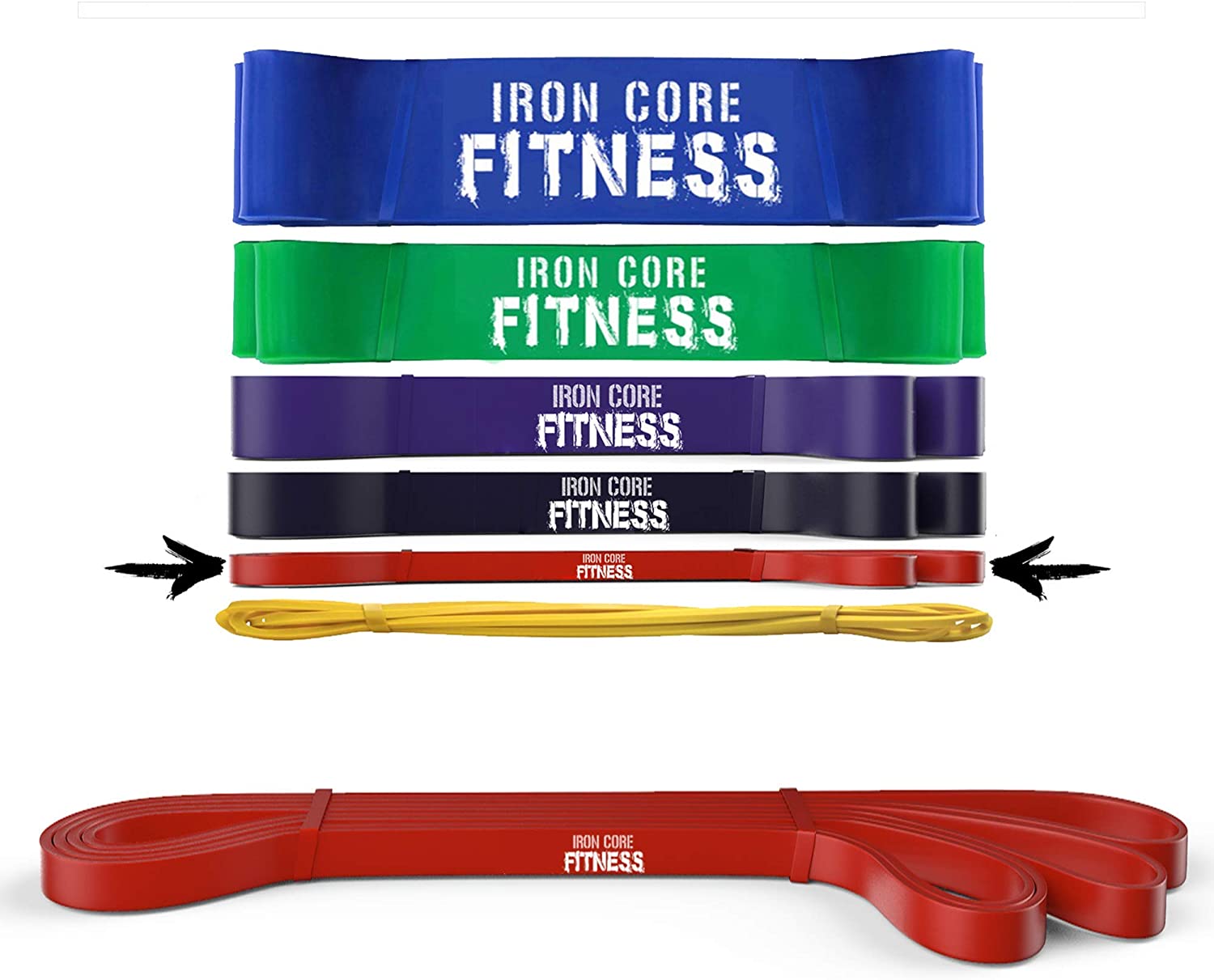 9-16 kg Red Pull Up Resistance Band, Pull Up Assistance Bands for Men & Women, Long Exercise Band for Home & Gym