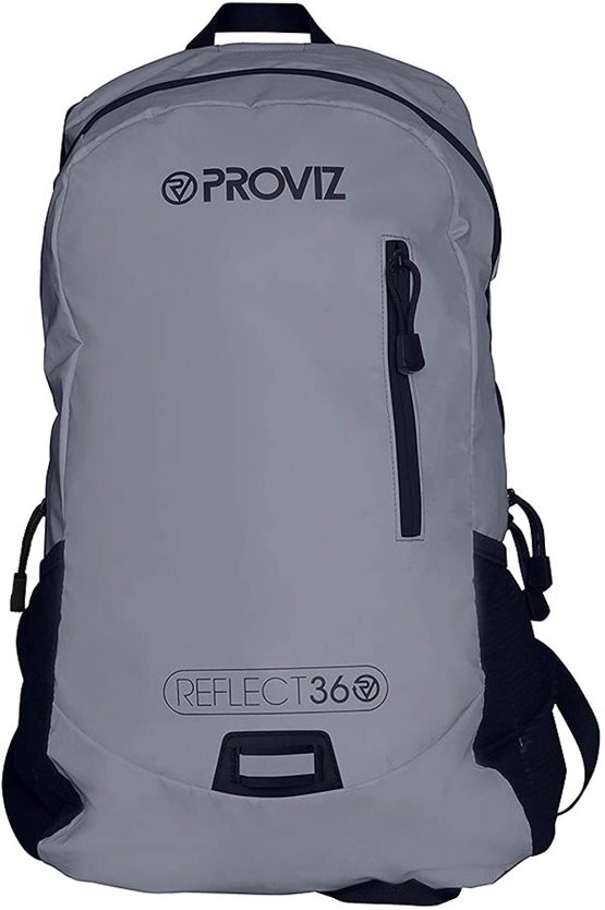 Proviz Sports Reflect360 100% Reflective High-Viz Highly Water Resistant Backpack/Rucksack, Great for Sports + Cycling