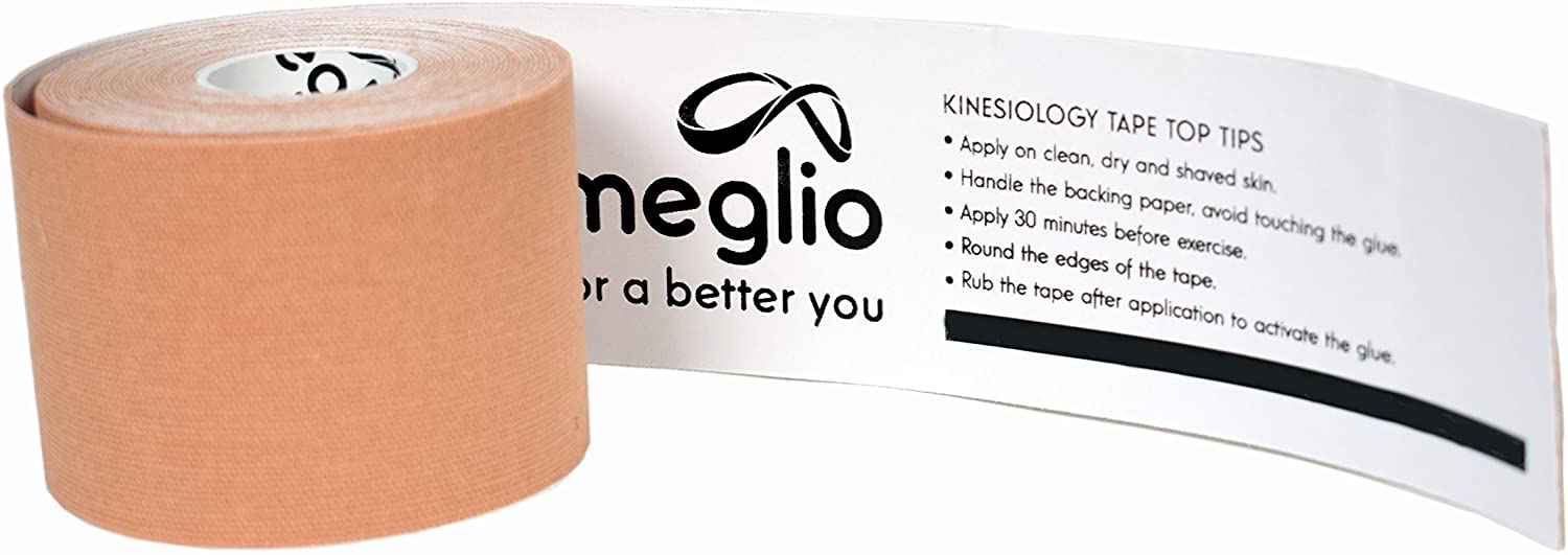 Meglio Kinesiology Tape, Uncut 5m Roll Sports Tape Strapping for Injuries Support Muscle Tape, K Tape, Physio Tape - Image 4