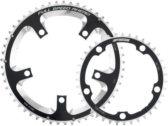 FSA Super Road N10/11 110BCD Chainring-Grey, 110 x 50t - Image 3