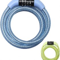 Master Lock Fixed Combination Steel Cable Lock 8143EURDPROCOL 1.2m x 8mm - Blue Green