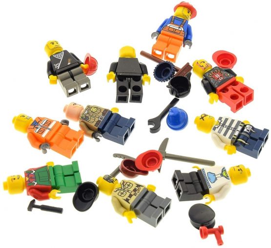 Bausteine gebraucht 10 X LEGO System Figurines Town City Mini Figurine with Accessoires Man Woman Random Mixed - Image 4