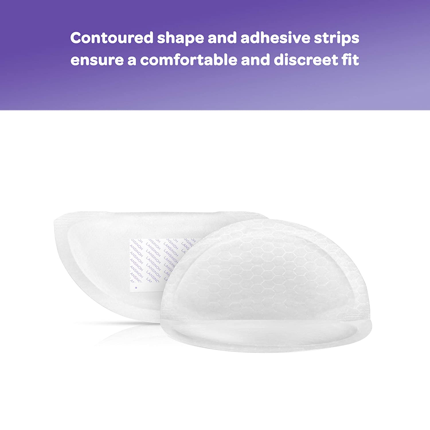 Lansinoh Nursing Pads, 4 Packs of 60 (240 count) Stay Dry Disposable Breast Pads - Image 4