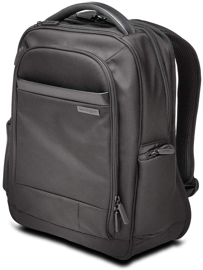 Kensington Contour 2.0 Executive - Notebook carrying backpack - 14", Black, Up to 14 Inch Laptops