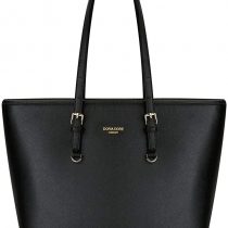 Handbags for Women, Tote Bag Soft PU Leather Large Capacity Ladies Handbag Womens Top Handle Shoulder Bag For women Black Handbag